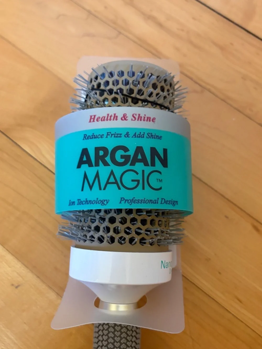 Argan Magic Round Brush #AM-119 Reduce Frizz &Add Shine Nano Technology Ceramic - Picture 3 of 4
